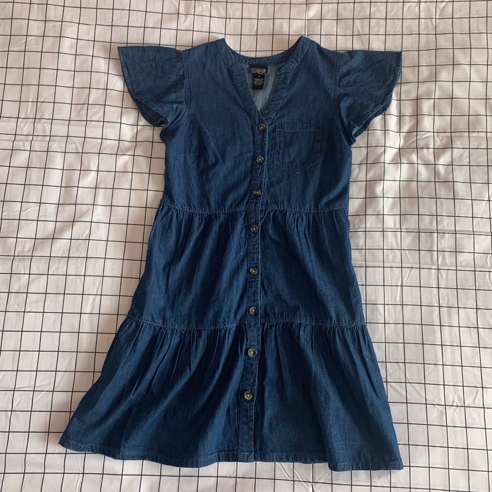 Rosie Harlow Denim Looking Babydoll Dress